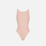 Bodysuit in crêpe jersey fabric with jewel logos