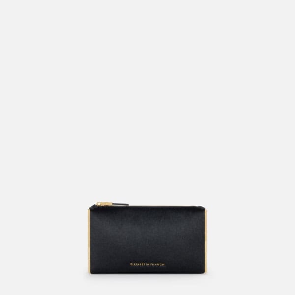 Cowhide clutch bag