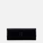 Patent leather clutch bag