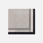 Silk foulard scarf with micro-polka dot print