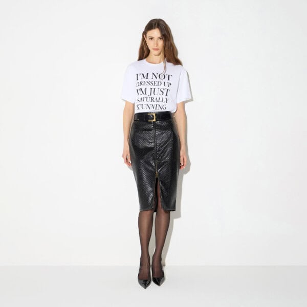 Lightweight jersey T-shirt with print
