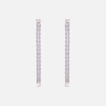 Earrings with rhinestones