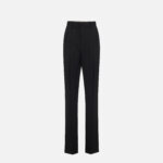 Flowing gabardine trousers
