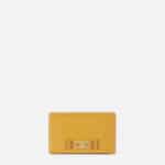 Shoulder bag with lizard-print flap and chain