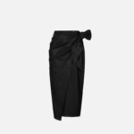 Skirt with sash belt