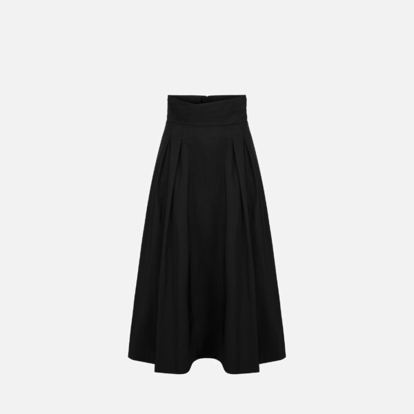 Skirt in taffeta voile fabric