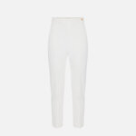 Structured technical fabric trousers