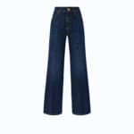 Wanda wide leg blue denim medium wash
