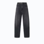 Estelle egg denim blk od blk + inserti tela spalmata
