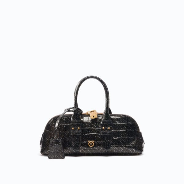 Bowling bag horizontal print cocco pois