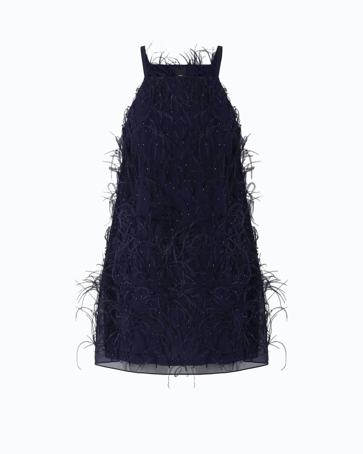 STILLECOM-105572A2SP-F92 Piripicchio abito georgette full piume - Image 1