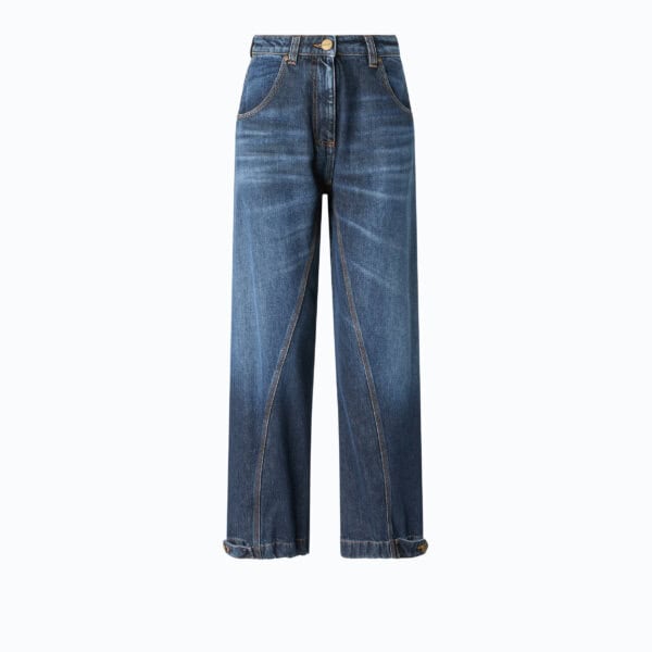 Sicuro pantalone medium wash blue denim