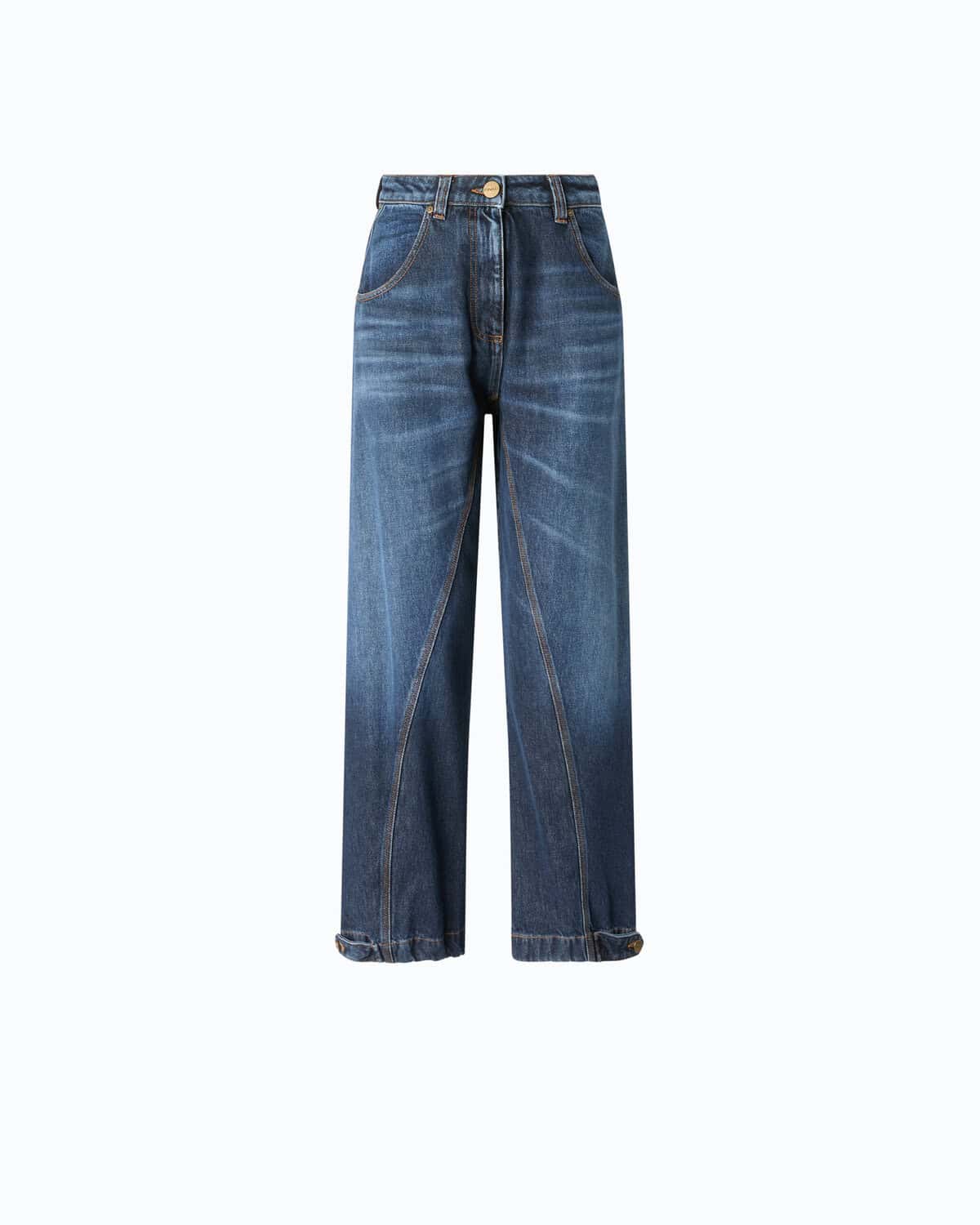 STILLECOM-105681A3HE-PJC Sicuro pantalone medium wash blue denim - Image 1