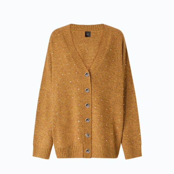 Marche cardigan muline full strass