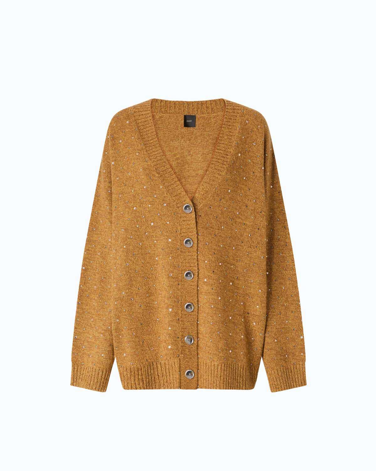 STILLECOM-105739A3GD-HH7 Marche cardigan muline full strass - Image 1