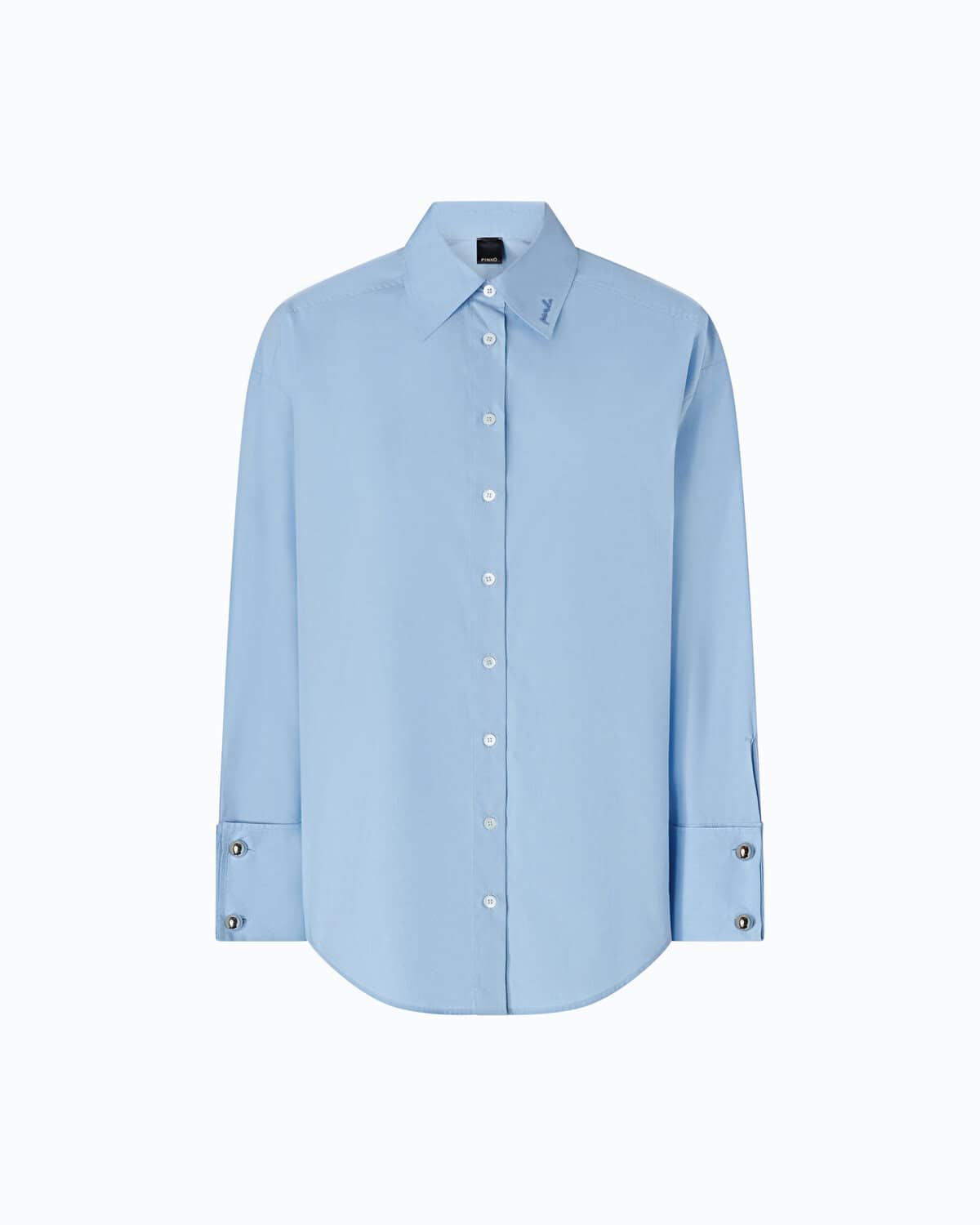 STILLECOM-107218A3HA-G52 Clementi camicia popeline stampa manifesto - Image 1