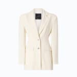 Garofano giacca crepe poly viscosa