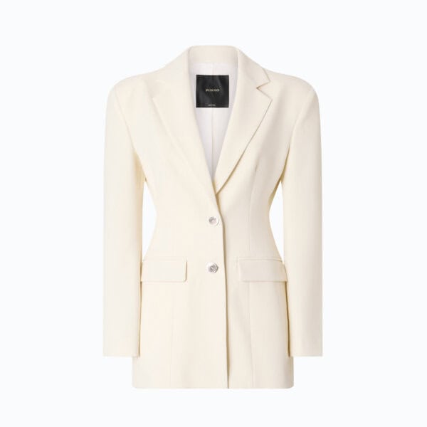 Garofano giacca crepe poly viscosa