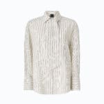 Colchico camicia tinto filo fluido