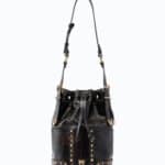 Bucket mini patch cloud leather
