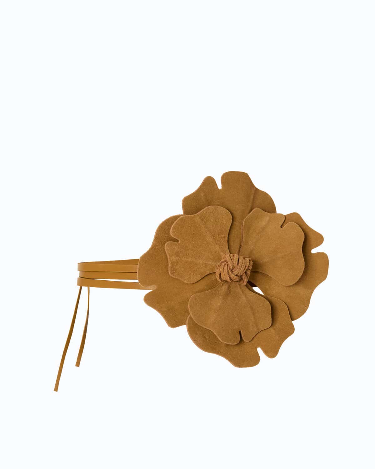 STILLECOM-107761A0F6-L27 Flower belt suede - Image 1