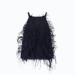 Phedra top georgette full piume